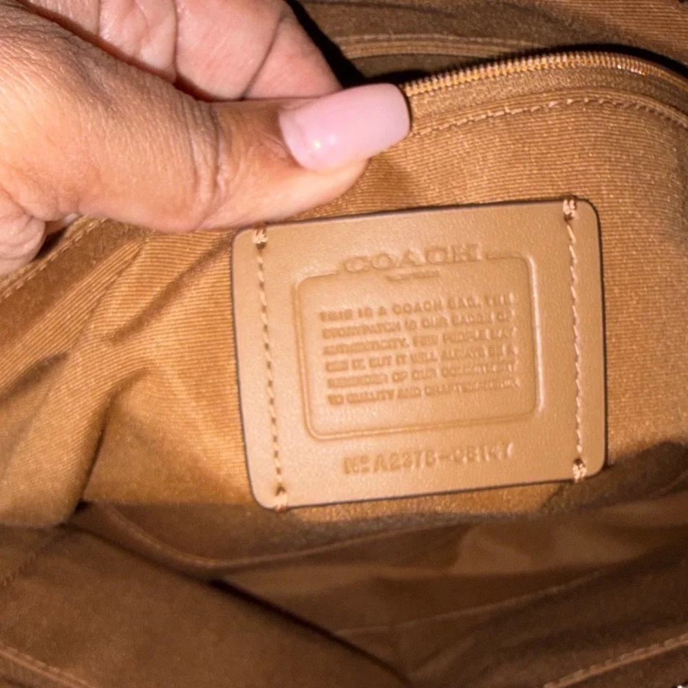 Coach Lemon Yellow Leather Tote